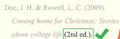 APA Citation para sa Titulo ng Libro Iba Pang Bersyon