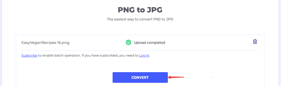 Hipdf PNG zu JPG konvertieren