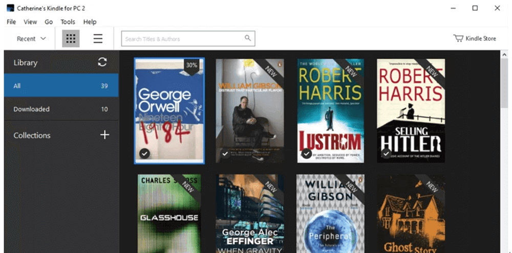 Kindle für PC Read e Books