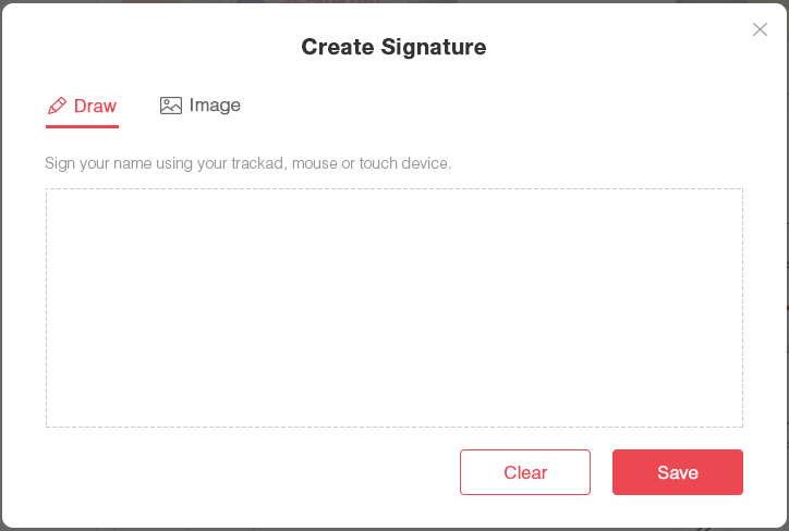 EasePDF إنشاء التوقيع