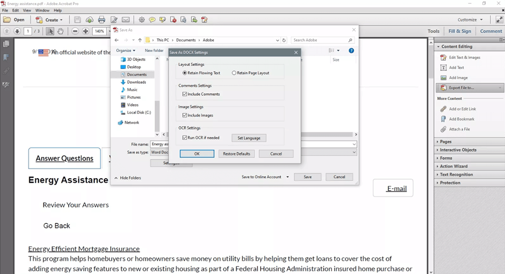 Adobe Acrobat Dışa Aktarma PDF'si