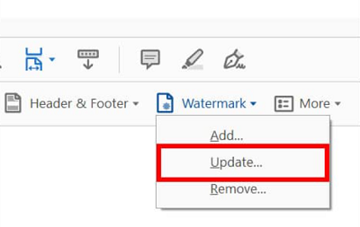 Adobe Acrobat Pro Update Watermark