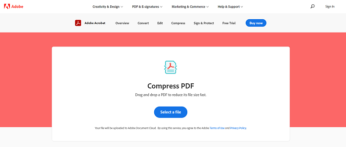 Adobe Compress PDF
