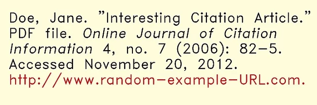 Chicago Style Article Ví dụ cơ bản