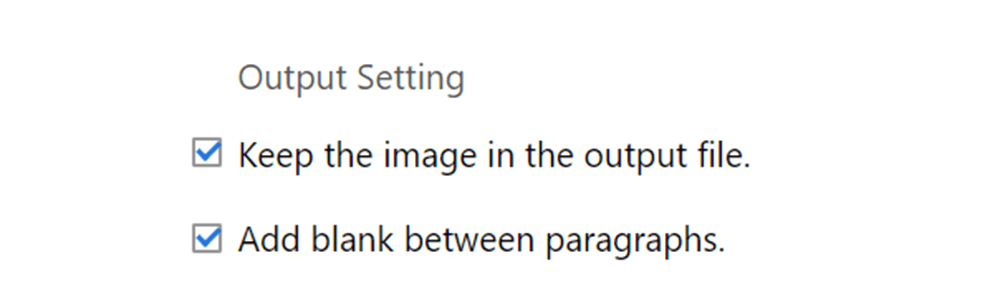 CleverPDF Output Setting
