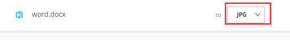 Convertio Docx to JPG Piliin ang JPG Format