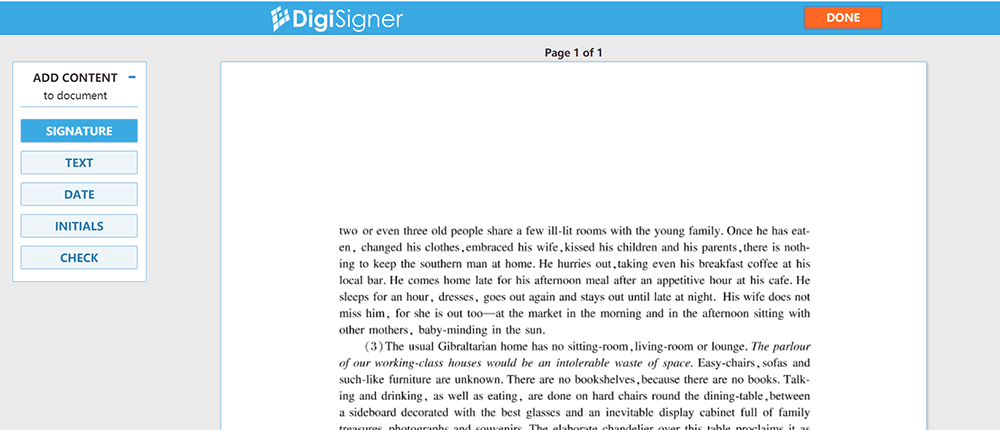 DigiSigner 簽名 PDF