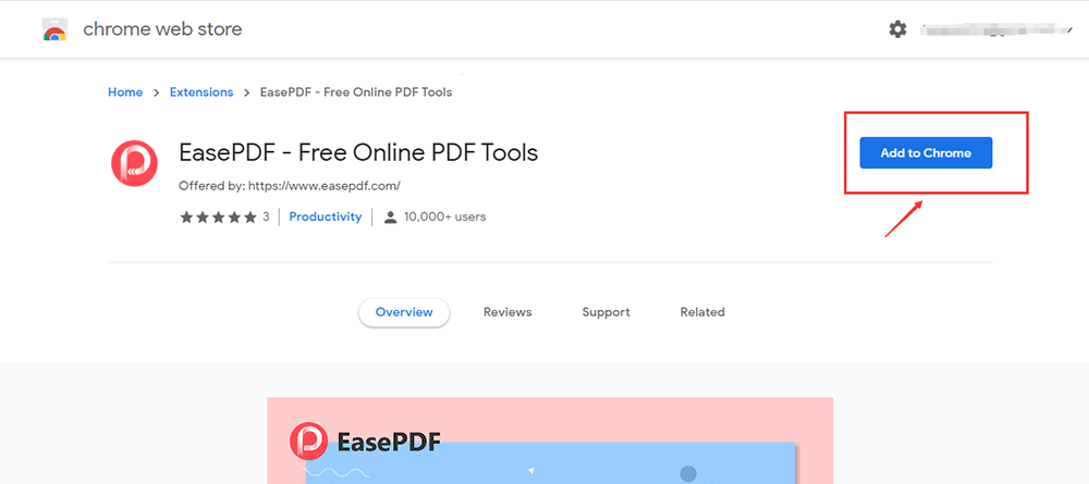 EasePDF Estensione Google Chrome