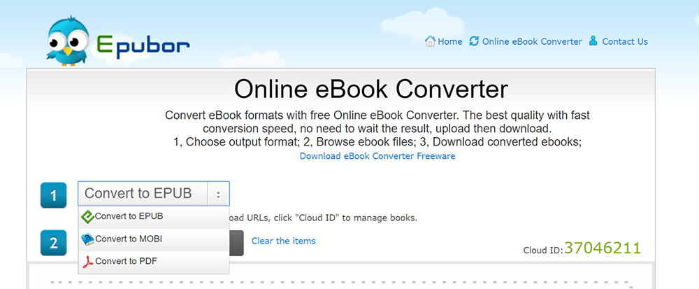 Epubor Ultimate Online eBook Converter