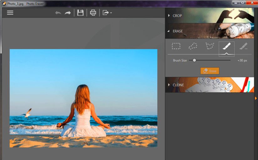 Fotophire Editing Toolkit Erase