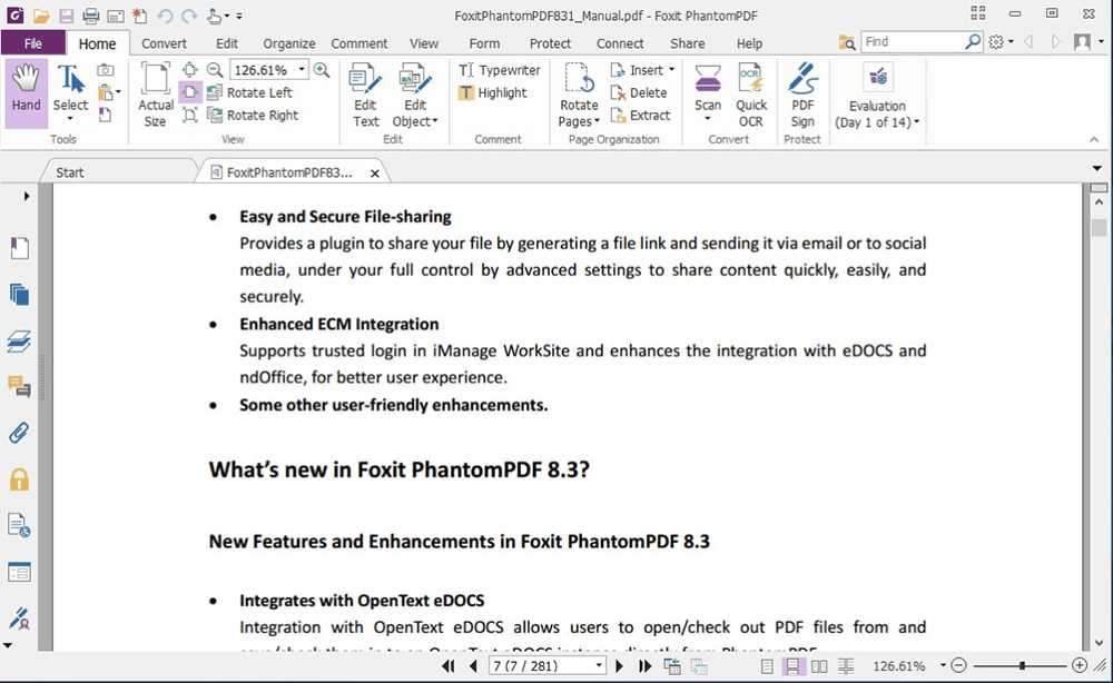 Foxit Phantom PDF 편집