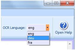 Gratis OCR OCR-taal