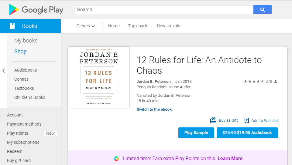 Google Play 12 Regeln für das Leben