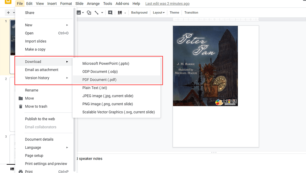 Google Slides Download