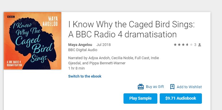 ケージドバードがBBCオーディオブックを歌う理由を知っています