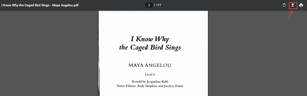 Kafesli Kuşun Neden Şarkı Söylediğini Biliyorum PDF