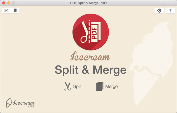 Icecream PDF Split & Merge