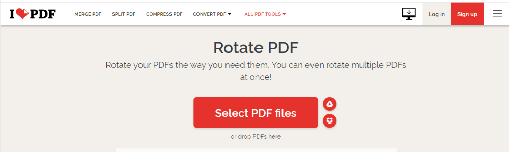 iLovePDF PDF σε Word Προσθήκη Αρχείων