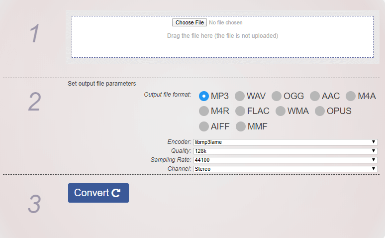 JS Audio Converter Mengonversi File Audio