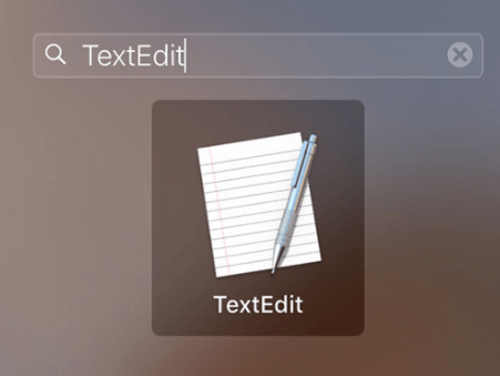 Mac 텍스트 편집기
