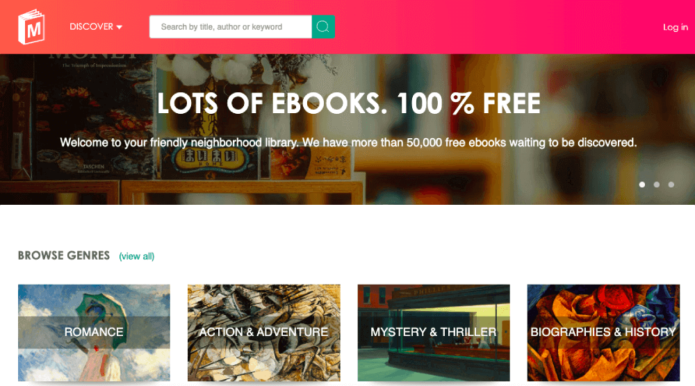 Manybooks Homepage