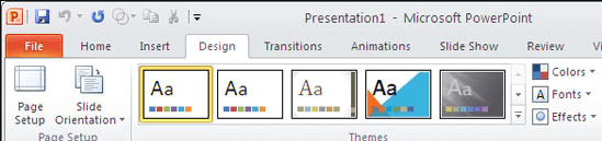 Microsoft PowerPoint Tasarım Temaları