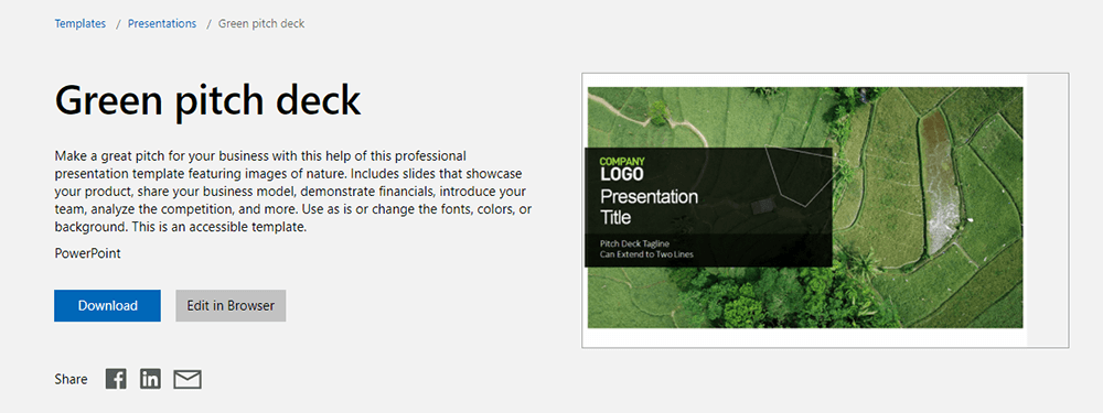 Microsoft PowerPoint Şablonu Yeşil Adım Güverte