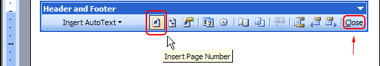 Microsoft Word 2003 Header at Footer Isingit ang Pahina ng Pahina