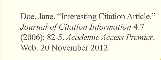 Điều MLA Ví dụ cơ bản
