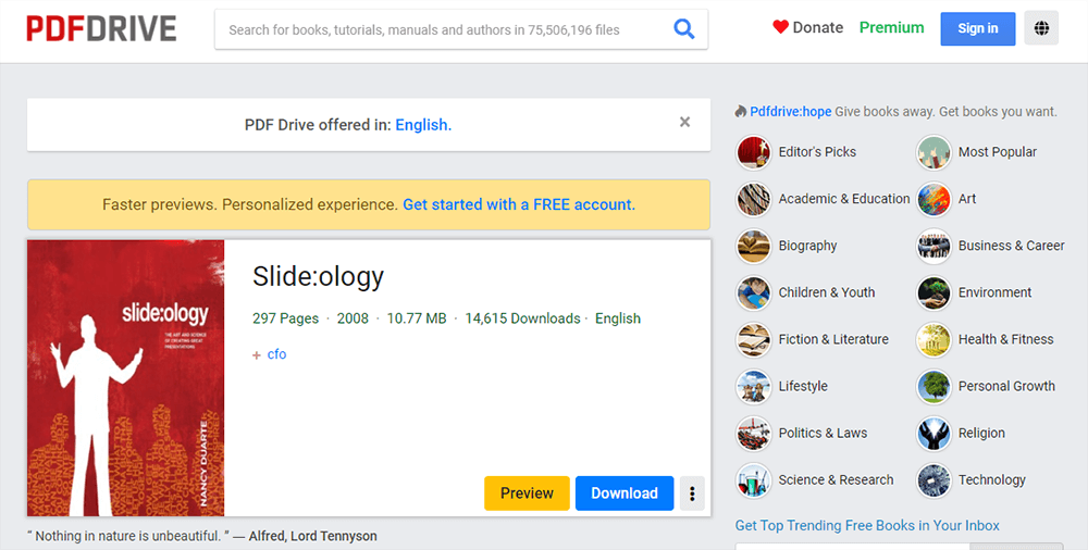 PDF Drive slaydı: ology