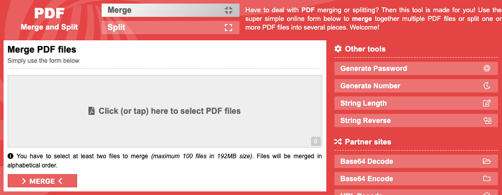 PDF Split And Gabungan PDFMRG