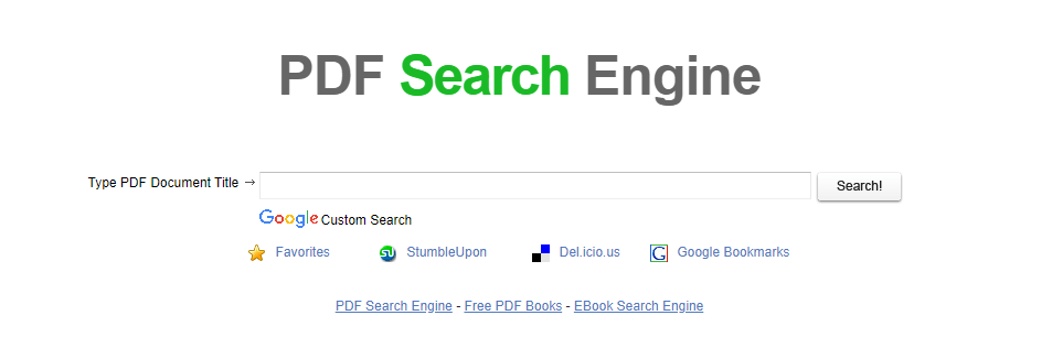 PDF Search Engine Suche