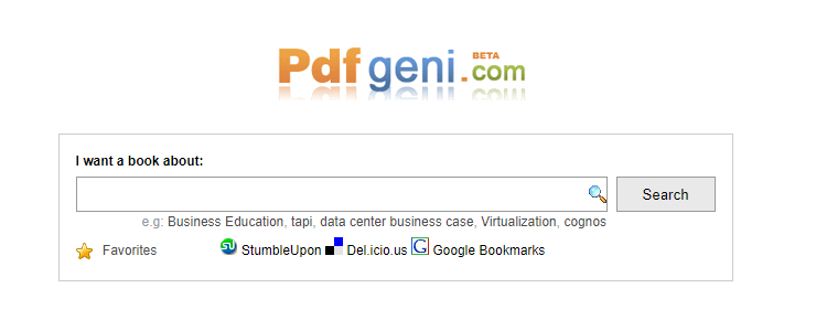 PDFGeni PDF suchen