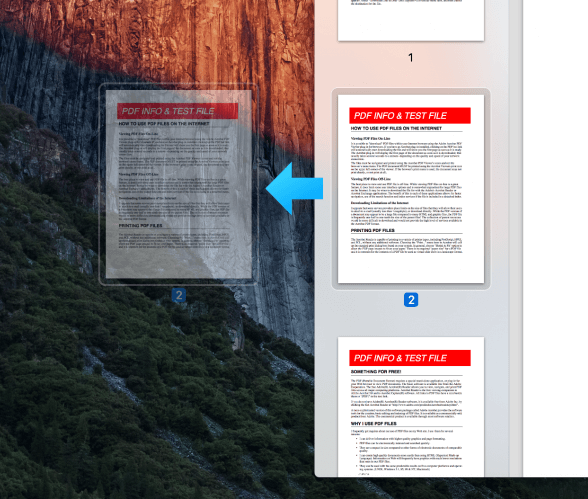 Preview de PDF dividido