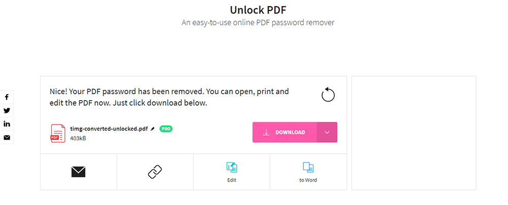 Smallpdf Buka Kunci Unduhan PDF