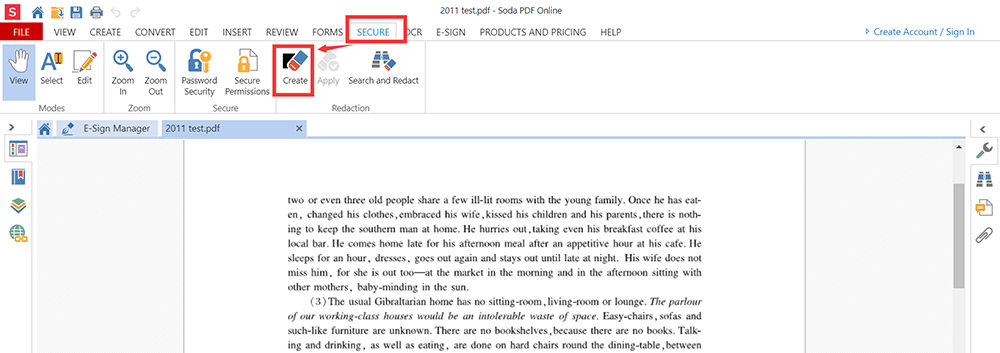 Soda PDF PDF Editor An toàn Tạo