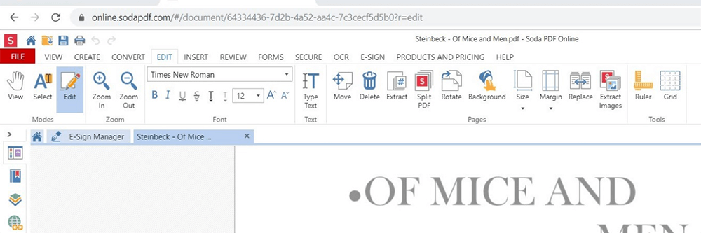 Aconvert PDF in ODT Converter