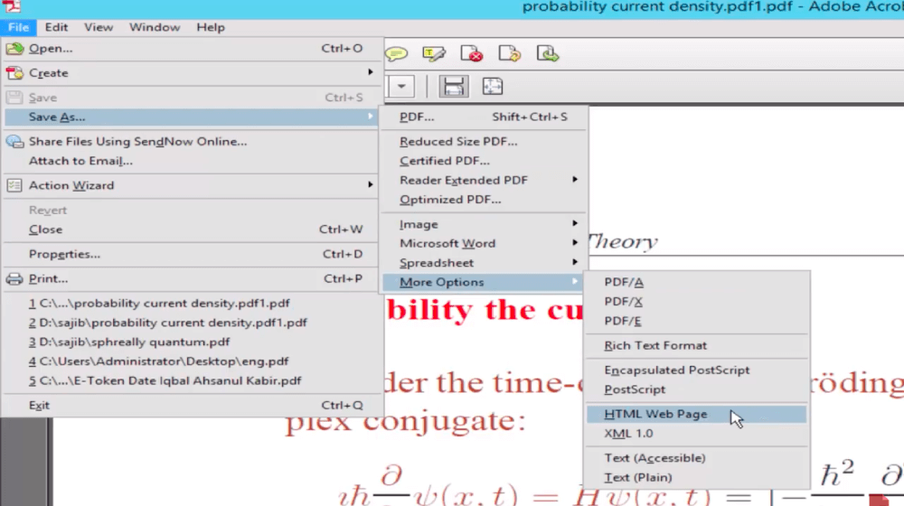 Adobe Acrobat Pro Zapisz PDF jako HTML