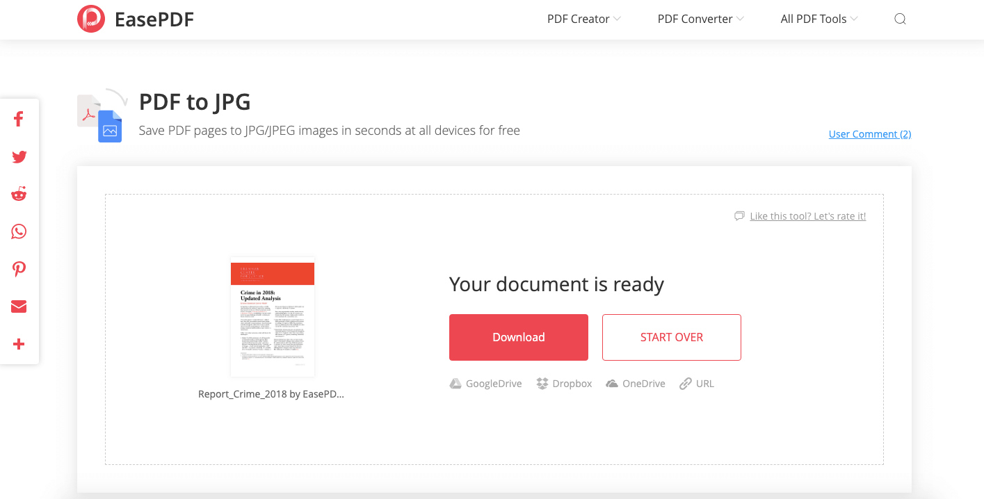 EasePDF PDF to JPG تنزيل