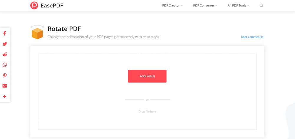 EasePDF Rotate PDF