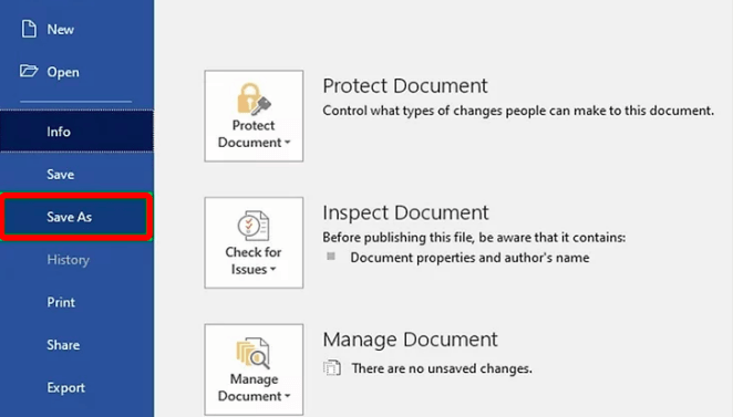 Word to PDF Office 2010 Save As