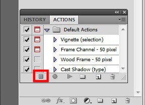 PDF to GIF Photoshop Record Stop