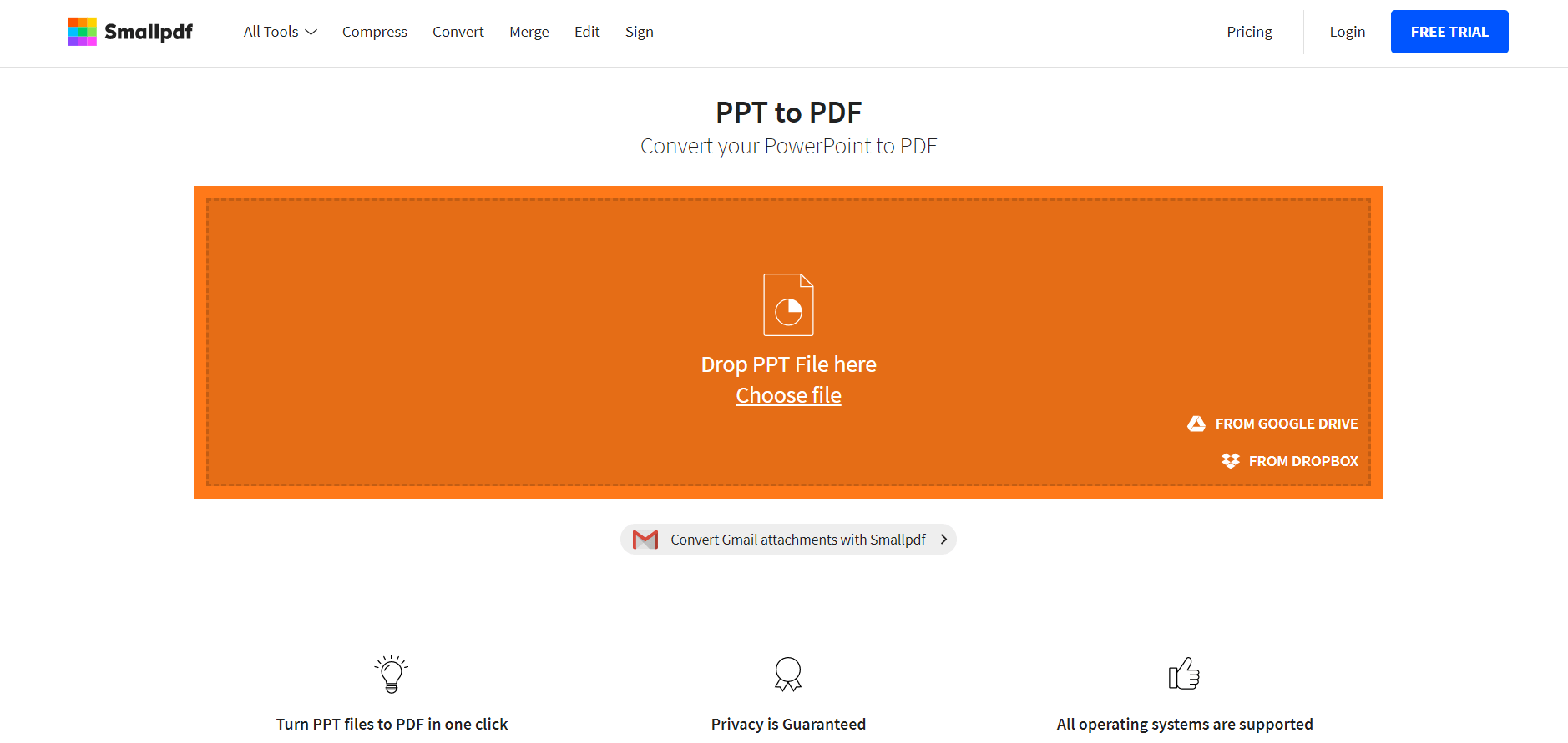 Smallpdf PPT zu PDF