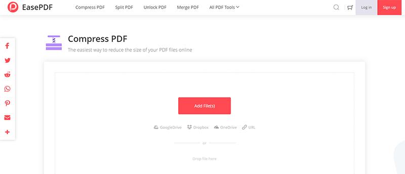 EasePDF Compress PDF